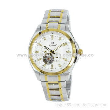 Stainless Steel Movement Quartz Watch for Men with RoHS and CE Marks